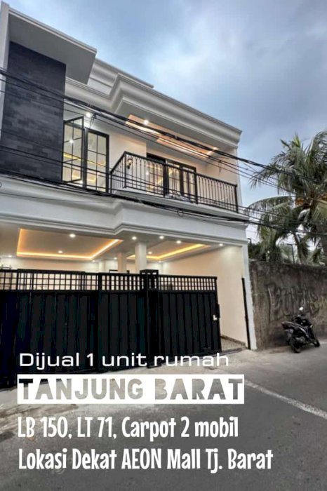 RUMAH MEWAH BARU  DI TANJUNG BARAT JAKARTA SELATAN