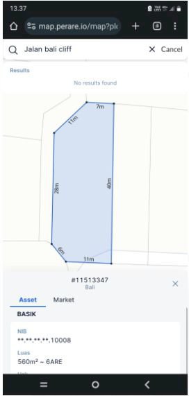 Tanah Murah 5 Are di Ungasan