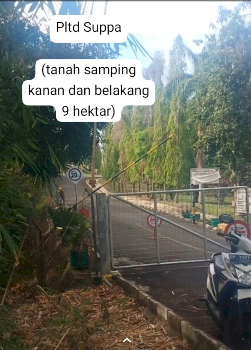 Jual murah tanah strategis pas samping PLTD Suppa batas Pare2-Pinrang