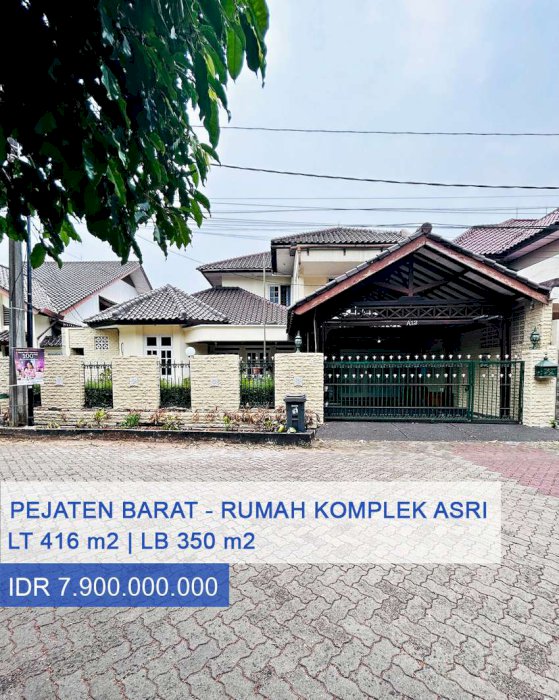Rumah Dalam Komplek Dijual Di Pejaten Barat Jakarta Selatan