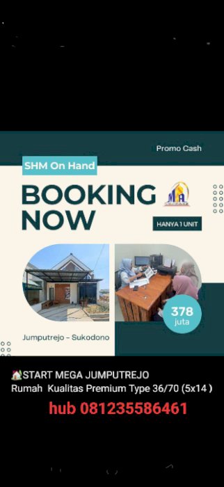 Jual rumah nol poros jalan