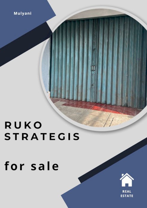 RUKO MURAH STRATEGIS PINGGIR JALAN DEKAT TOL KARANG TENGAH TANGGERANG