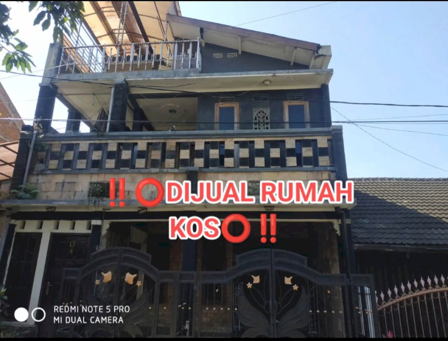 Dijual Rumah Kosan Pusat Kota Deket Dengan Kampus² Ternama