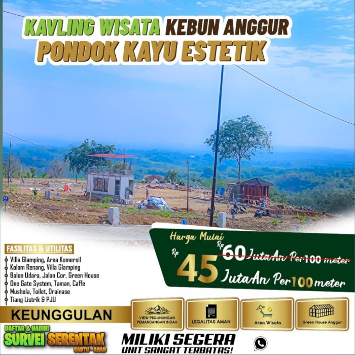 JUAL TANAH MURAH STRATEGIS DI BOGOR