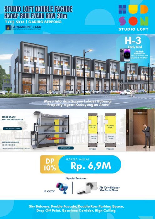 DIJUAL RUKO LOKASI STRATEGIS DI TANGERANG