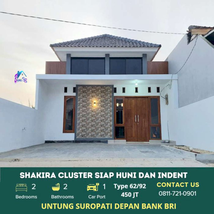 Rumah Siap Huni Dekat Pasar Untung Suropati Bandar Lampung