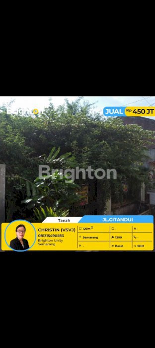 TANAH UNTUK DIBANGUN RUMAH