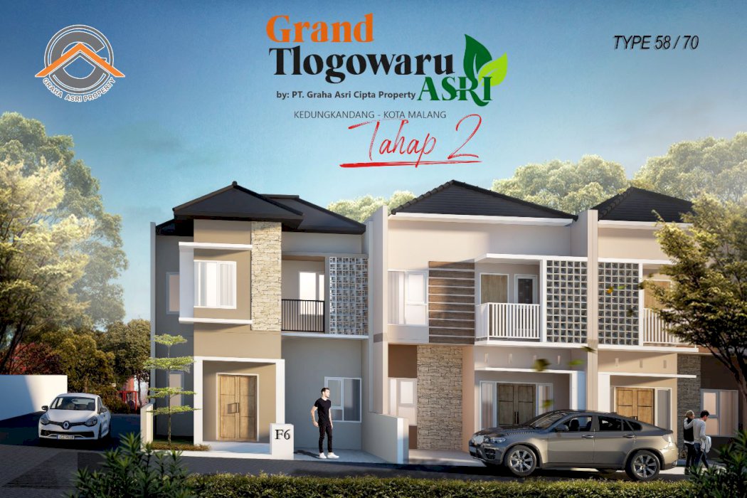 RUMAH STRATEGIS MURAH DI KOTA MALANG TYPE 58/70