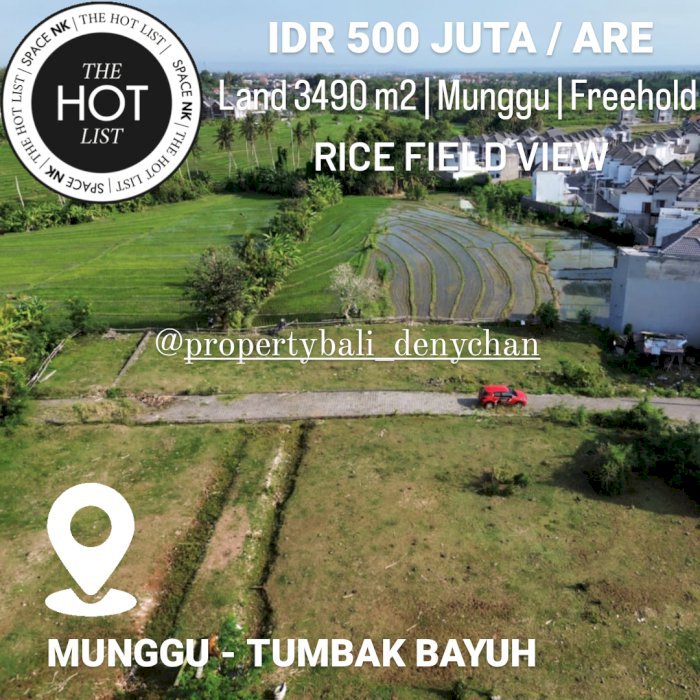 TANAH MURAH DI MUNGGU TUMBAK BAYUH DEKAT PERERENAN AREA