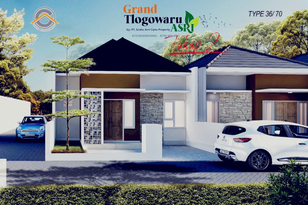 DI JUAL RUMAH MURAH STRATEGIS DI MALANG TYPE 36/70