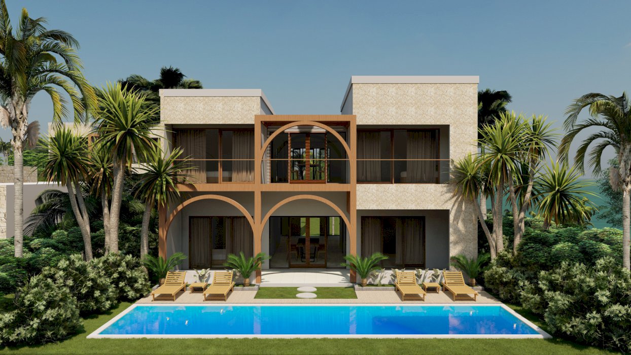 Villa project showcasing cliff 4 bedroom villa in Sunut Lombok