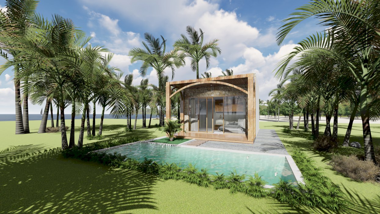 Villa project showcasing 1 bedroom villa in Sunut Lombok