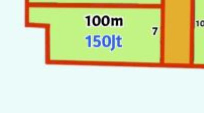 Tanah pekarangan bagus lingkungan rapi nyaman dan aman luas 100m2