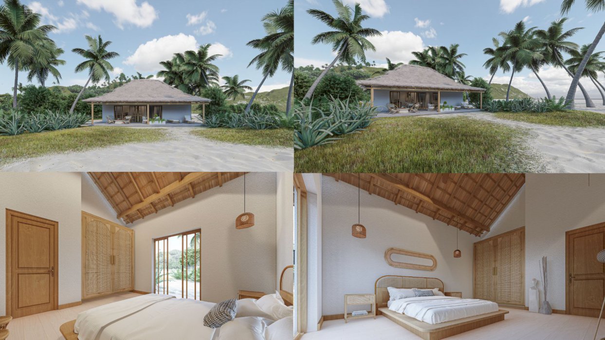 Villa project showcasing 2 bedroom villa in sumba NTT