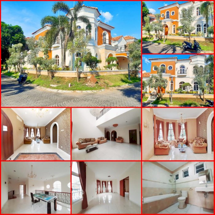 Rumah mewah 2 lantai di perumahan elit casa grande sleman