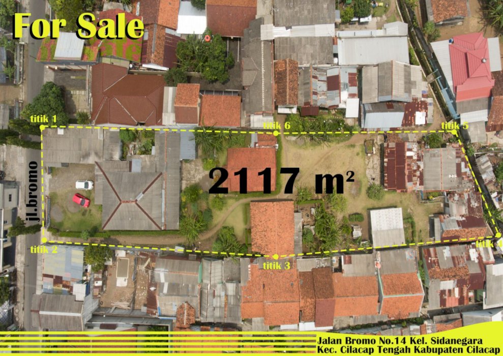 Tanah dan 3 Bangunan Sidanegara Cilacap Tengah