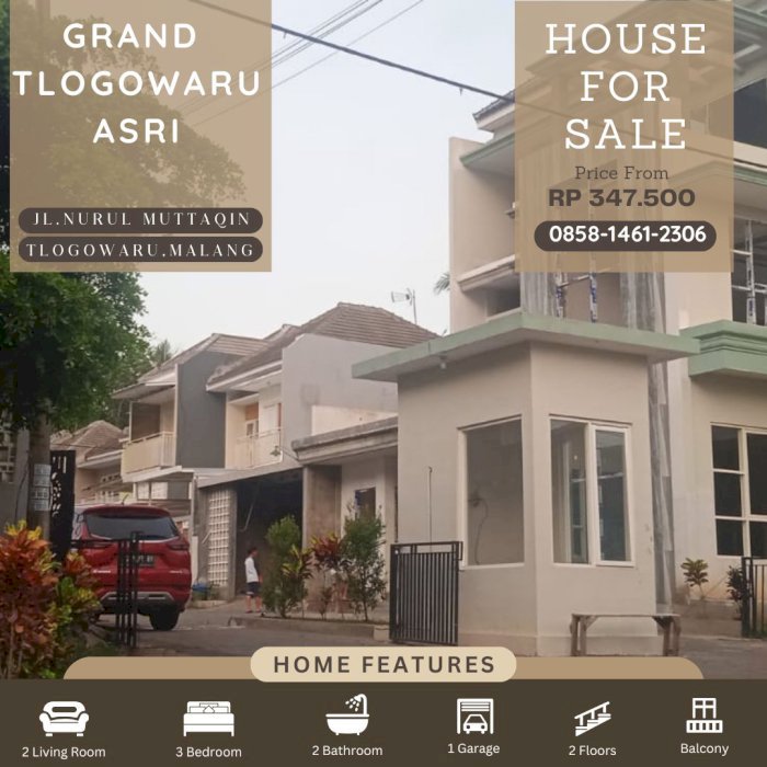 Perumahan perkotaan suasana alam