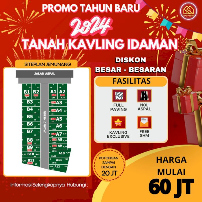 TANAH KAVLING STRATEGIS DI WAGIR MALANG