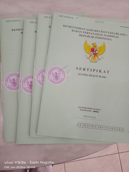 Dijual Rumah Pesan Bangun Kiringan Boyolali