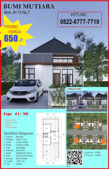 Rumah murah di BUMI MUTIARA RESIDENCE