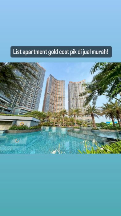 List apartment Gold Cost di jual murah