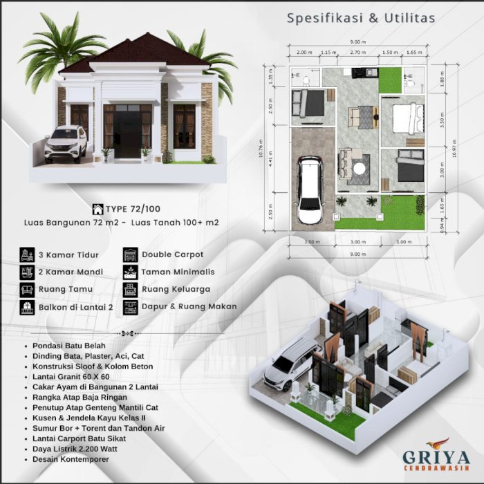 GRIYA CENDRAWASIH METRO PUSAT LAMPUNG