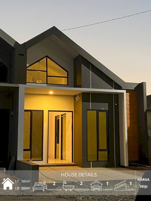 Rumah scandinavian murah di kota depok