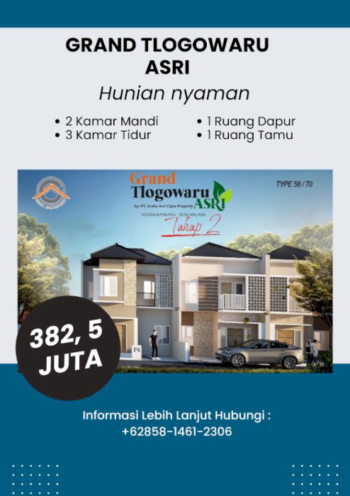 Rumah strategis kota malang