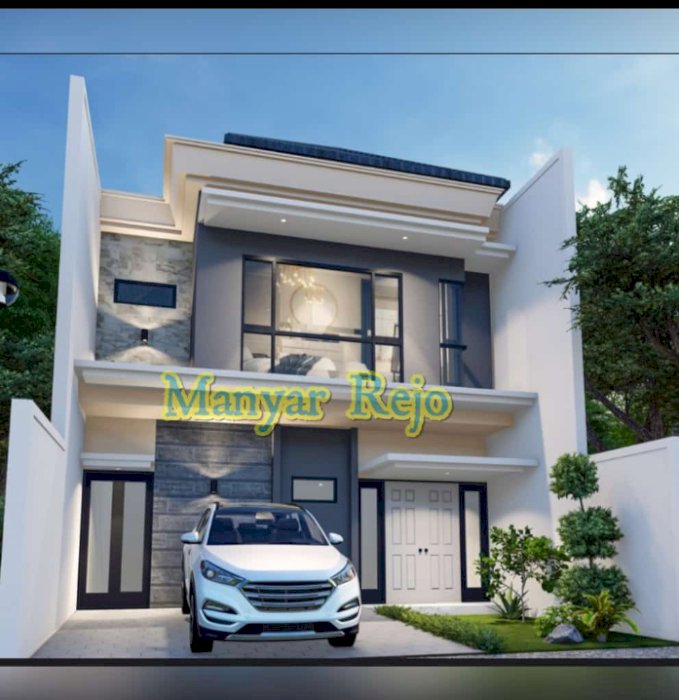Rumah Minimalis 2 Lantai Di Tengah Kota Manyarejo Surabaya