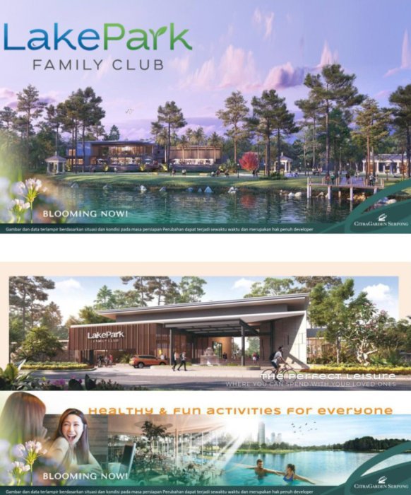 RUMAH 2Lantai View Danau dibawah 1M Cluster Elaia