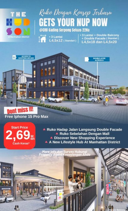 HUDSON STUDIO LOFT Gading Serpong