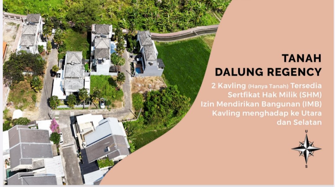 Tanah Kavling Dalung Kuta Utara