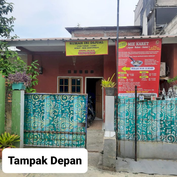 Jual bu nego jadi rumah di babelan
