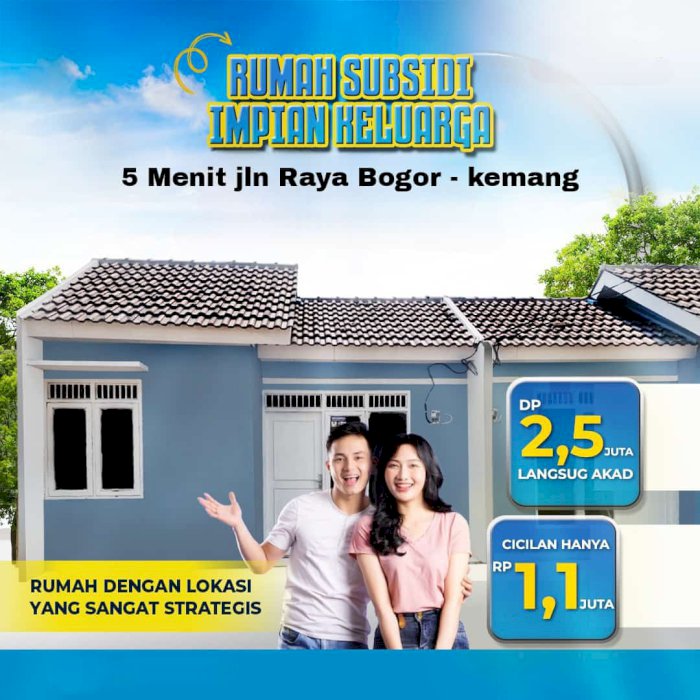 Cicilan 1,1jt Flat Kemang bogor