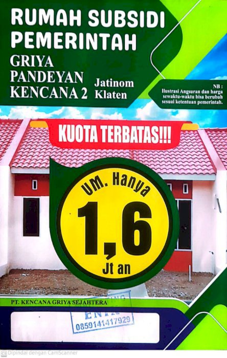 Bismillah.   Dijual & Dipasarkan Rumah Subsidi Pemerintah.