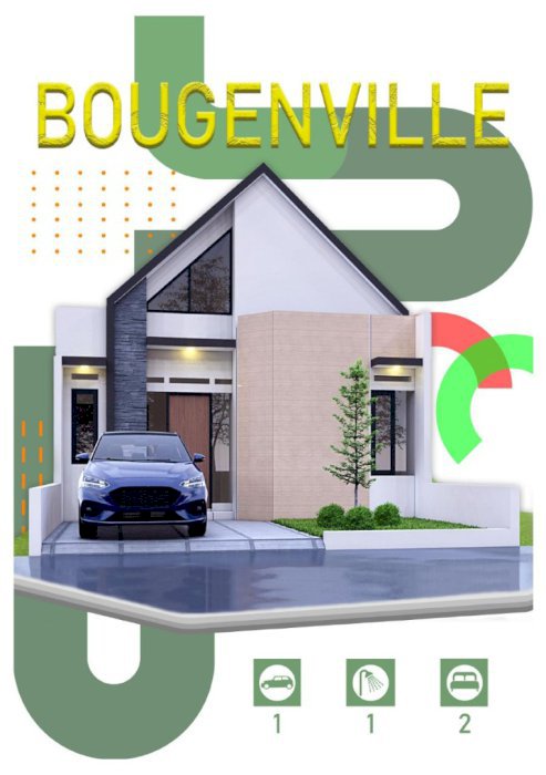  Rumah 2 Kamar tidur Selangkat Ke Kota Solo Baru