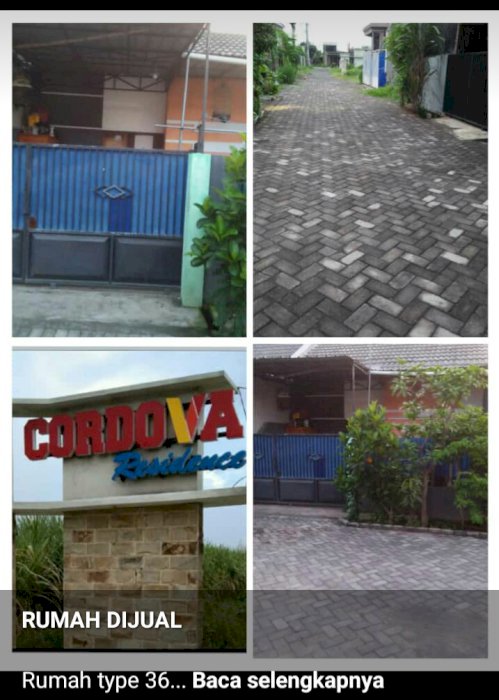 DIJUAL RUMAH TINGGAL DI GENDING