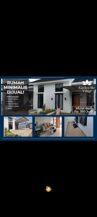 PERUMAHAN GARDEN SKY VILLAGE- KOMERSIL DI SRIMUKTI