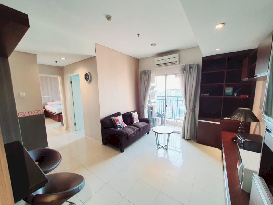 Disewakan!! Apartemen Cosmo Terrace 2 Kamar Tidur Full Furnished