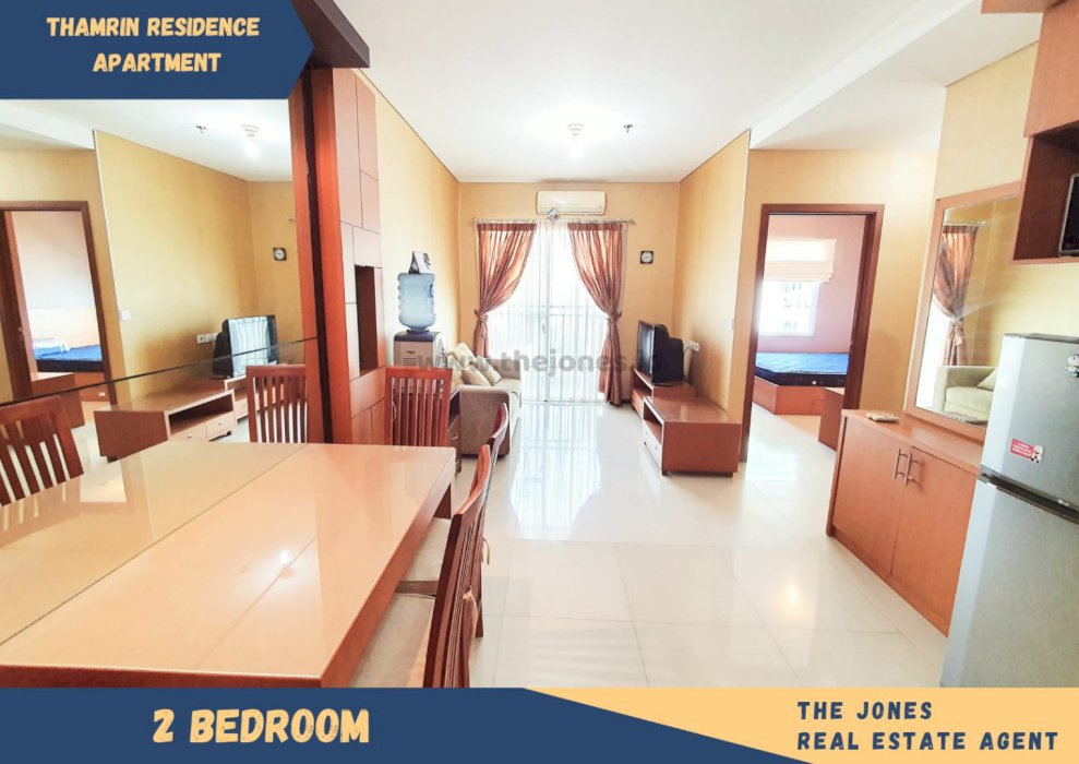 Sewa Apartemen Thamrin Residence Type 2 BR Full Furnish