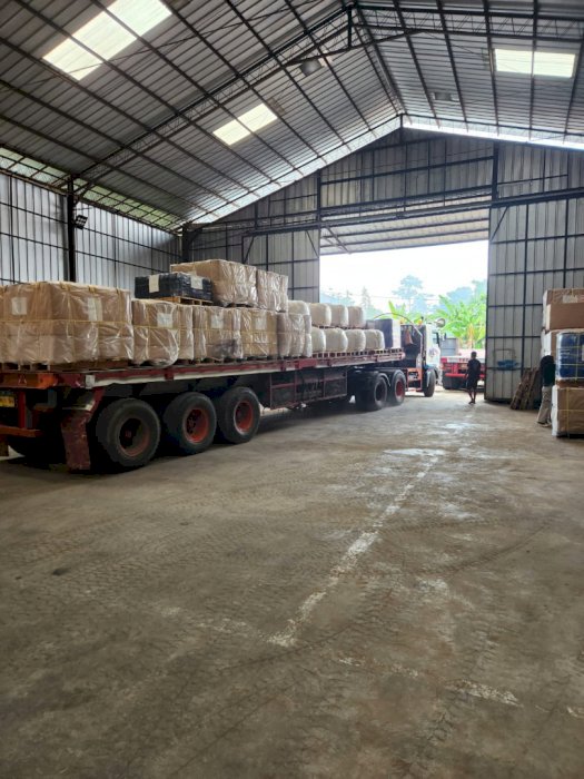 TURUN HARGA BU, TANAH DATAR ZONA KUNING AKSES KONTAINER 40 FT