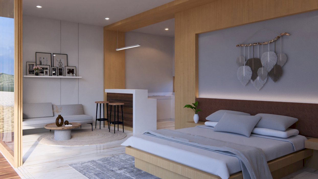 Lombok Villa project 1 bedroom villa in Mawi beach, Lombok. Indonesia