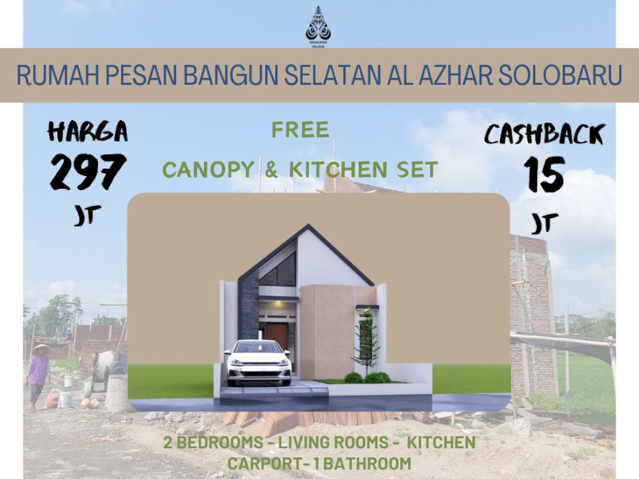 PERUMAHAN MURAH DI SUKOHARJO RUMAH ASRI SELATAN THE PARK MALL SOLOBARU