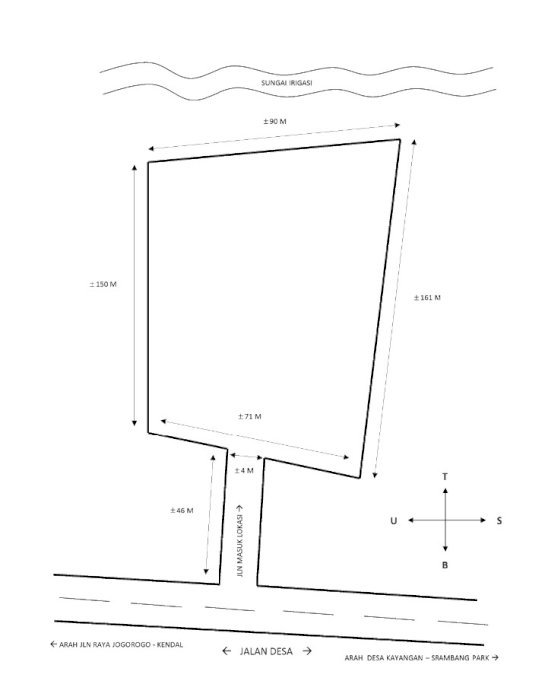 Lahan datar Perkebunan Jogorogo-Ngawi