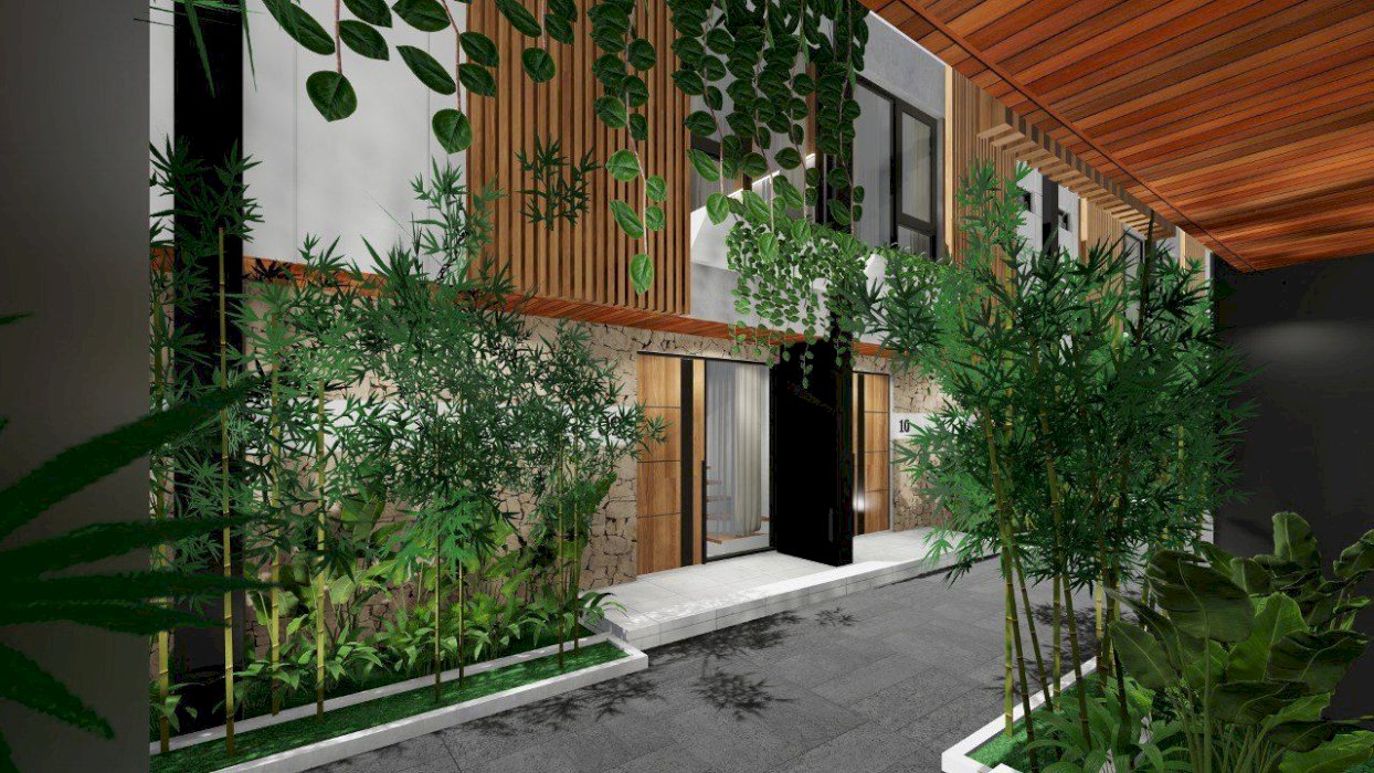 Ubud 2 bedroom villa project showcasing tropical modern villas