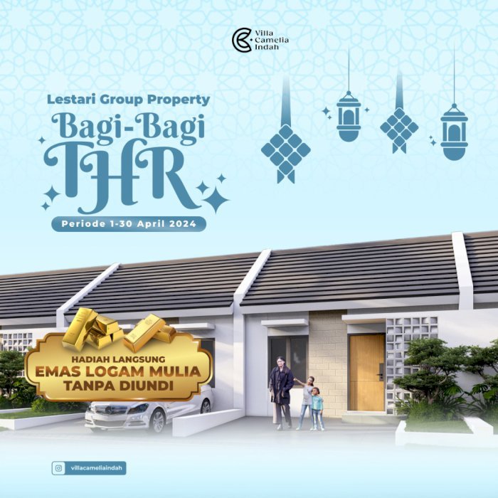 Rumah subsidi rasa komersil di pusat kota