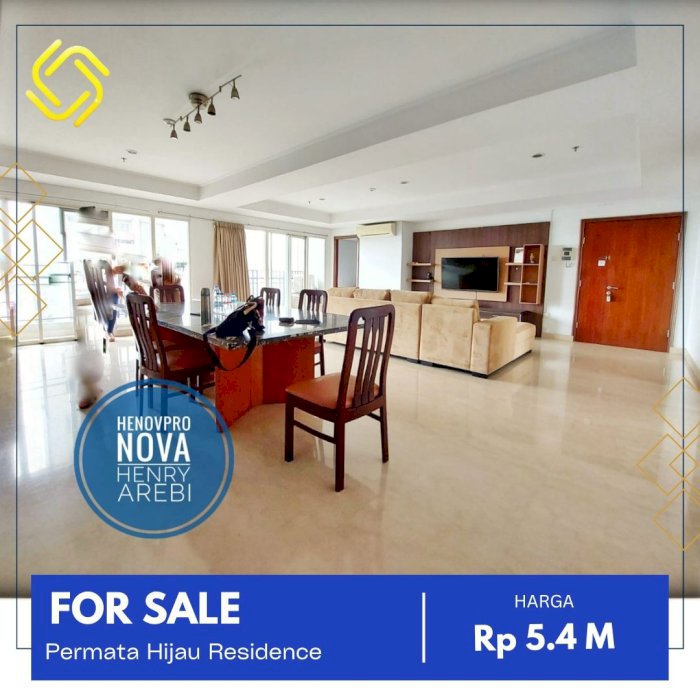 Permata Hijau Residence Unit 4+1BR CITY VIEW DKT Senayan Plaza