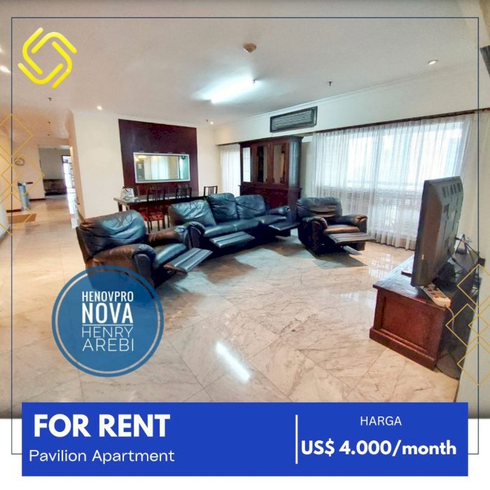 Junior Penthouse 4+1BR Full Furnish at Pavilion Apartment City View