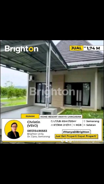 RUMAH BARU di UNGARAN DiBAWAH 2 M