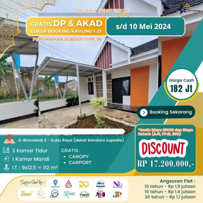 Rumah Subsidi  kuburaya KALBAR